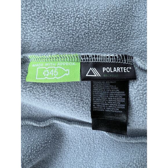 The North Face Fleece Jacket Gray Womens Small Full Zip Pockets Polartec Recycle - Picture 4 of 5